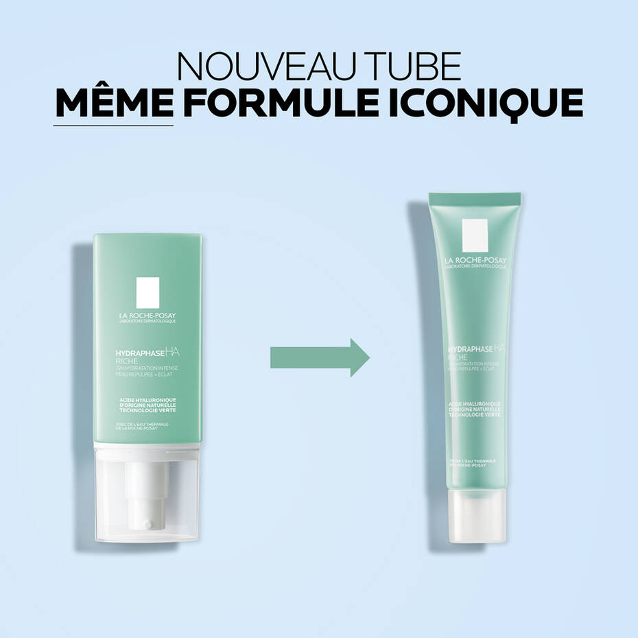 LA ROCHE-POSAY HYDRAPHASE HA RICHE  HYDRATANTE À L'ACIDE HYALURONIQUE  50ML