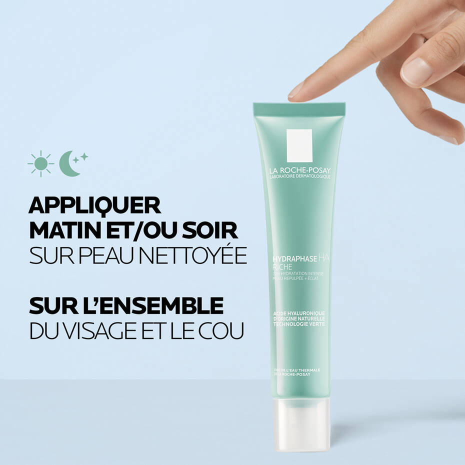 LA ROCHE-POSAY HYDRAPHASE HA RICHE  HYDRATANTE À L'ACIDE HYALURONIQUE  50ML