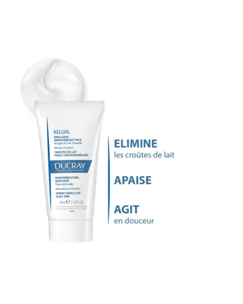 Ducray Kelual Émulsion Kératoréductrice Crème croûtes de lait Kelual - 50ml
