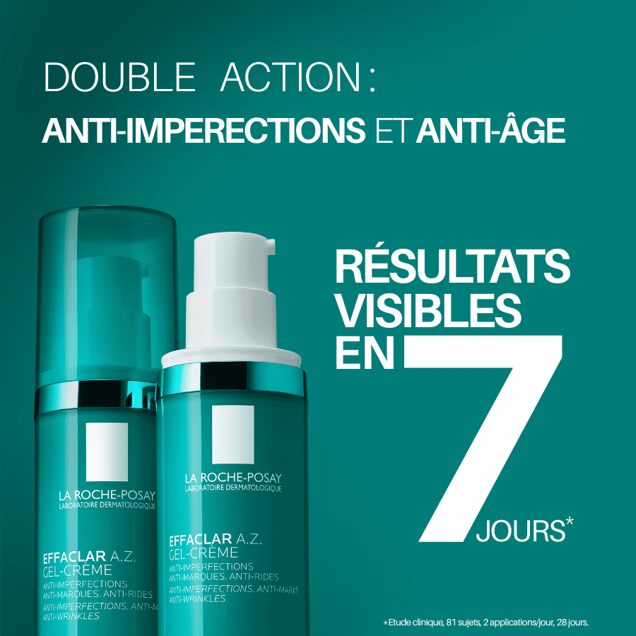 La Roche-Posay Effaclar A.Z Gel-Crème 40ml – Soin Anti-Imperfections & Réparateur