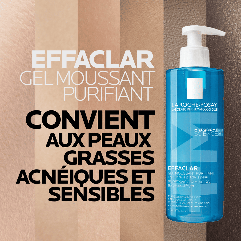 La roche-posay effaclar gel moussant 400 ml