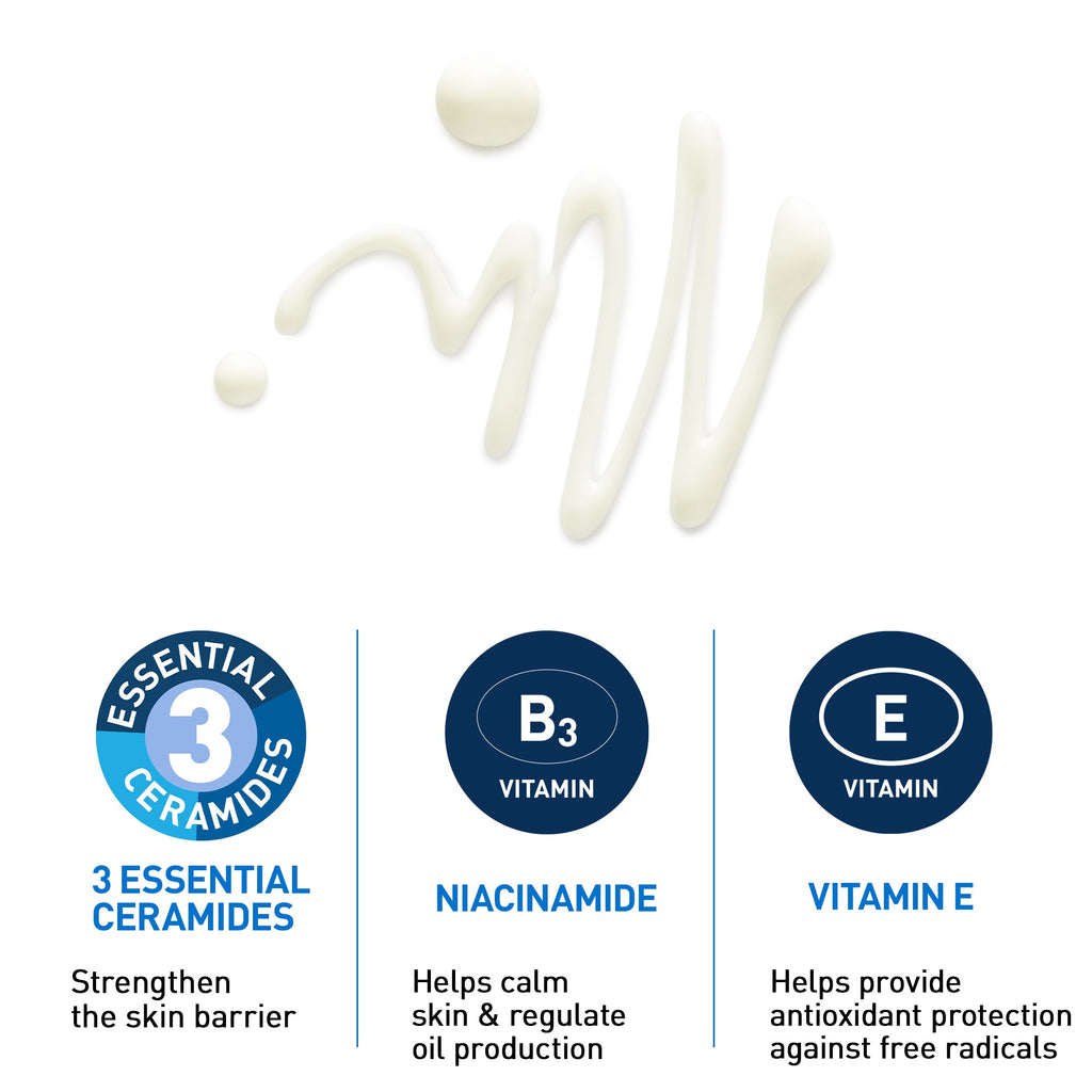 Cerave Fluide Invisible Toucher Sec SPF50+ | Peau Normale à grasses | Tendance acnéique | 50ml