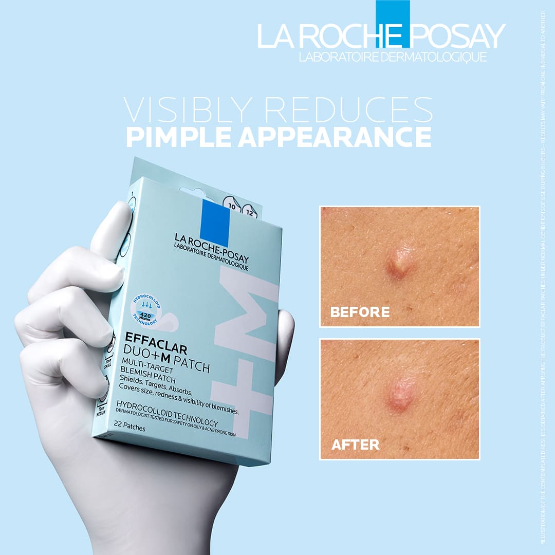 La Roche-Posay Effaclar Patch Anti-Imperfections DUO+M – Patches Anti-Boutons & Anti-Acné