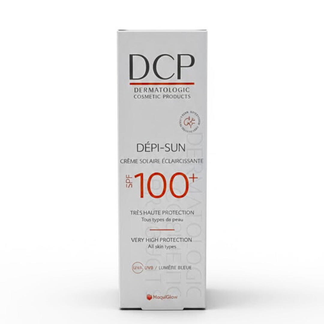 DCP Depi Sun SPF100+ 50ml Crème Solaire Très Haute Protection Peaux Sensibles Dépigmentante