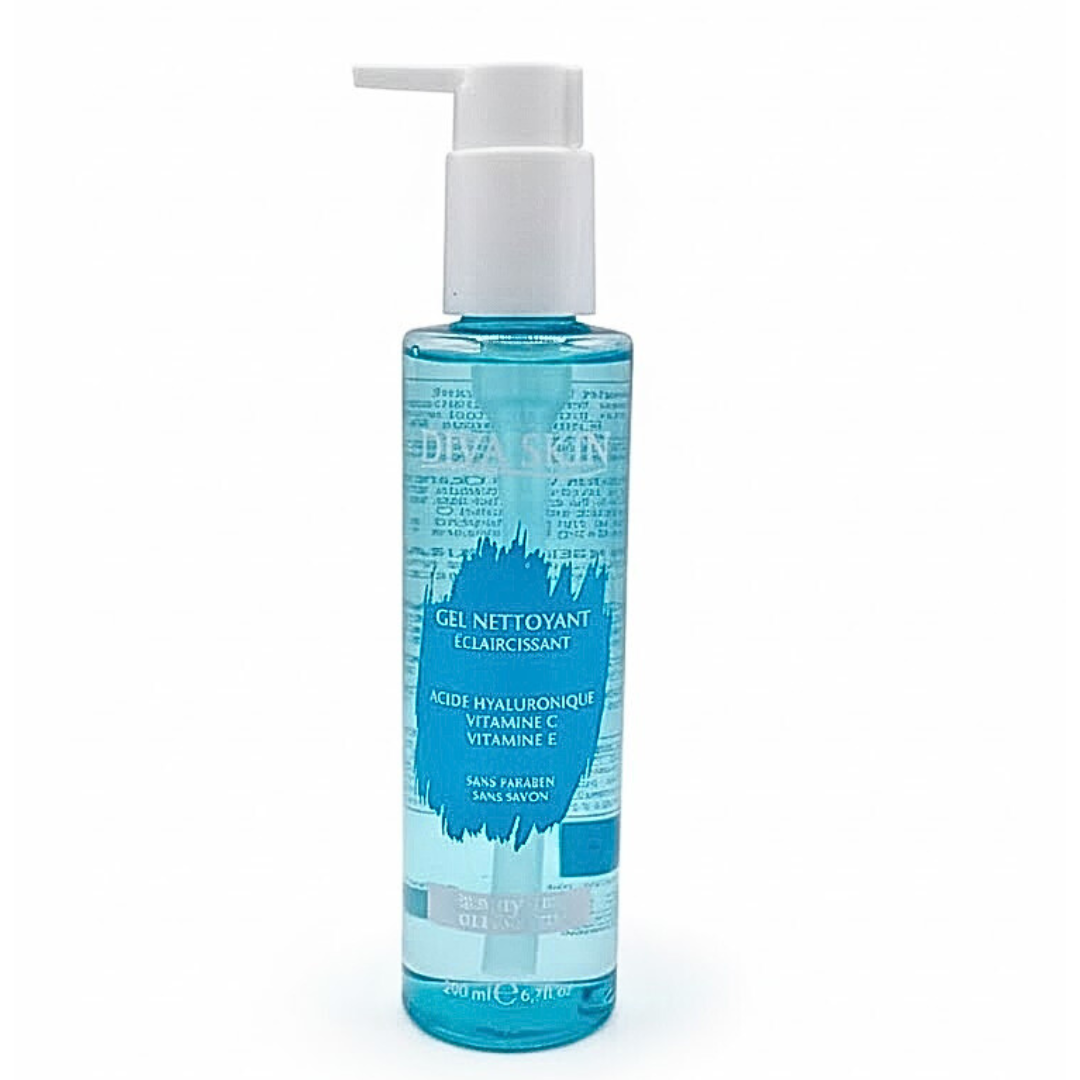 DIVA SKIN Pack Anti-Taches Crème 50ml + Gel Nettoyant 200ml + Écran Solaire Invisible SPF50+ Routine Complète
