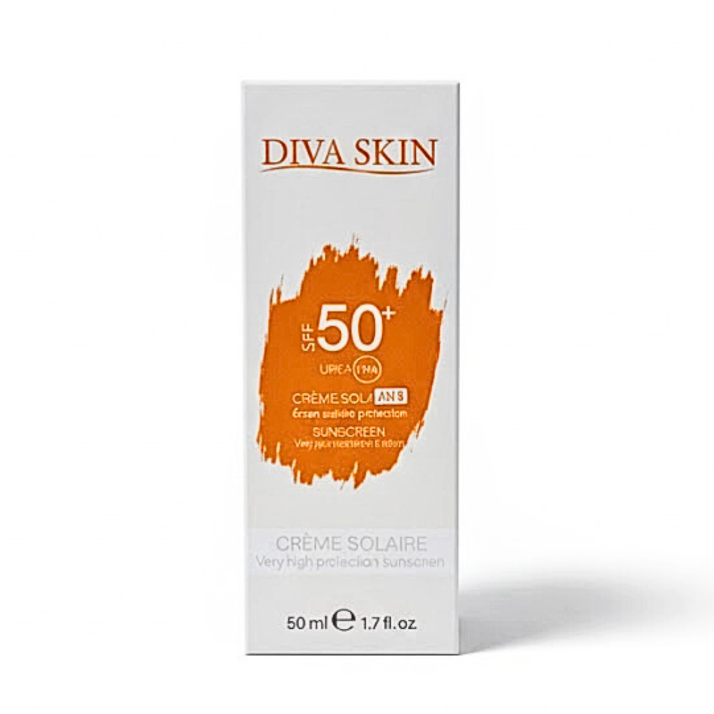 DIVA SKIN Pack Anti-Taches Crème 50ml + Gel Nettoyant 200ml + Écran Solaire Invisible SPF50+ Routine Complète