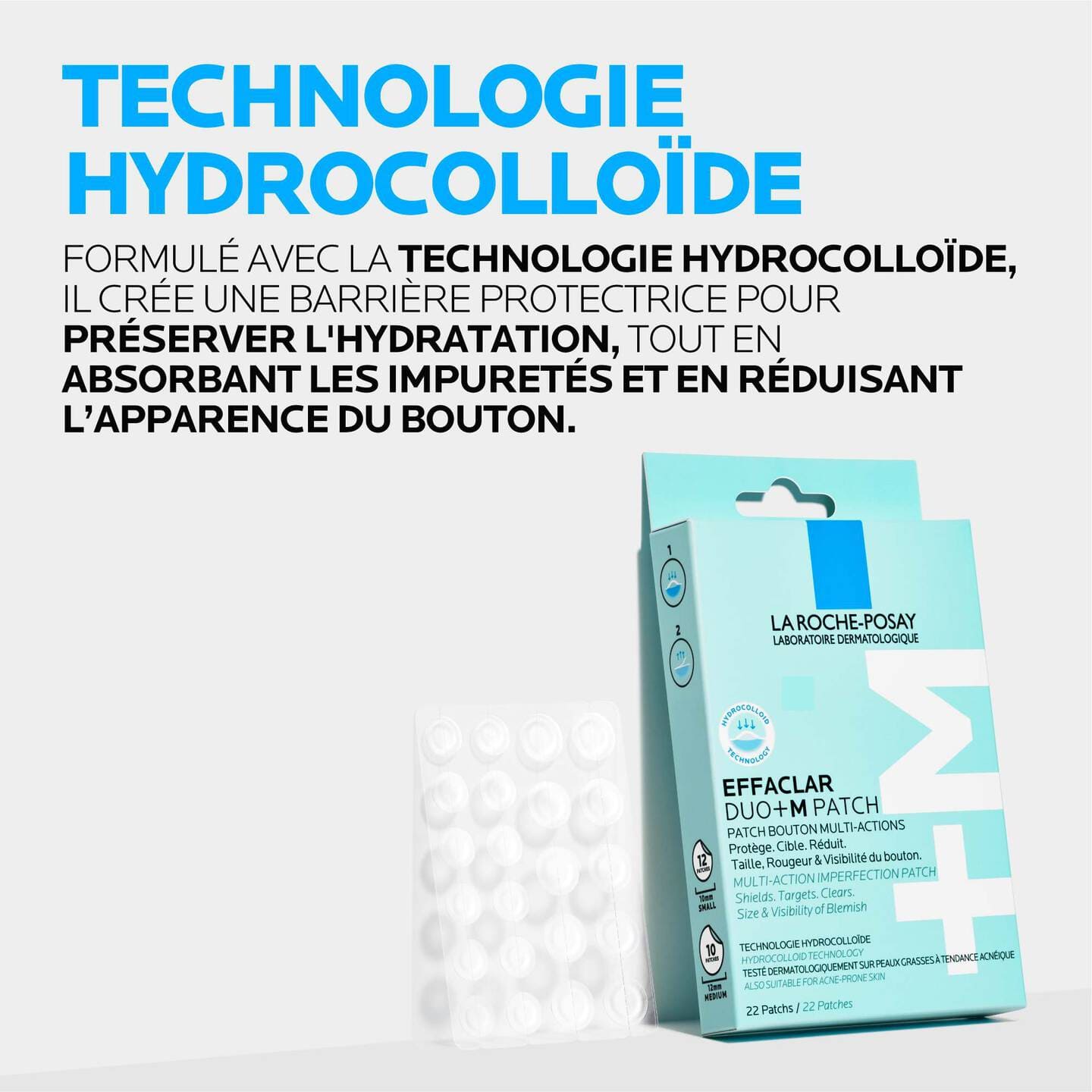 La Roche-Posay Effaclar Patch Anti-Imperfections DUO+M – Patches Anti-Boutons & Anti-Acné