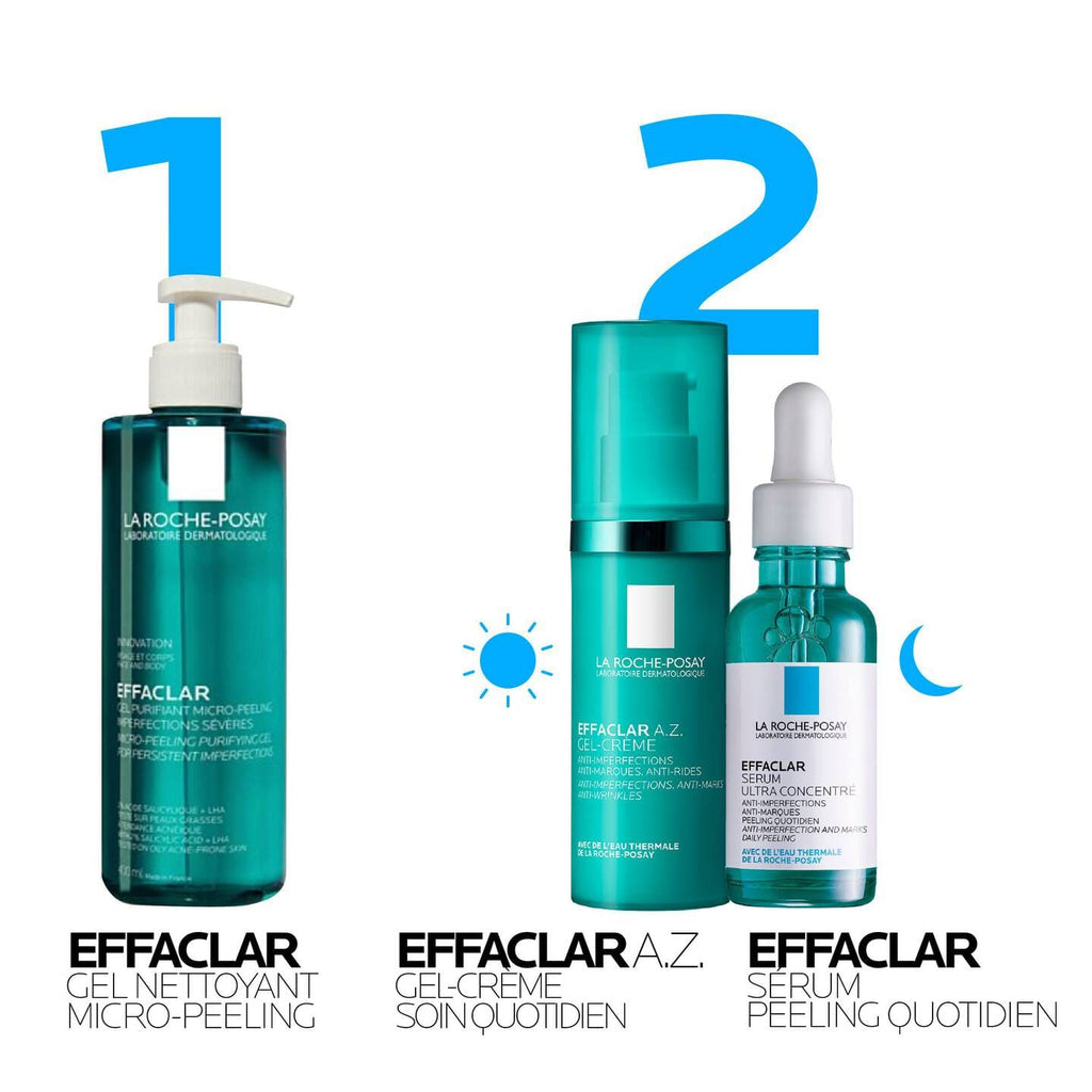 La Roche-Posay Effaclar A.Z Gel-Crème 40ml – Soin Anti-Imperfections & Réparateur