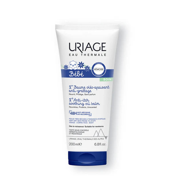 URIAGE BÉBÉ 1ER BAUME OLÉO-APAISANT ANTI-GRATTAGE 200 ML