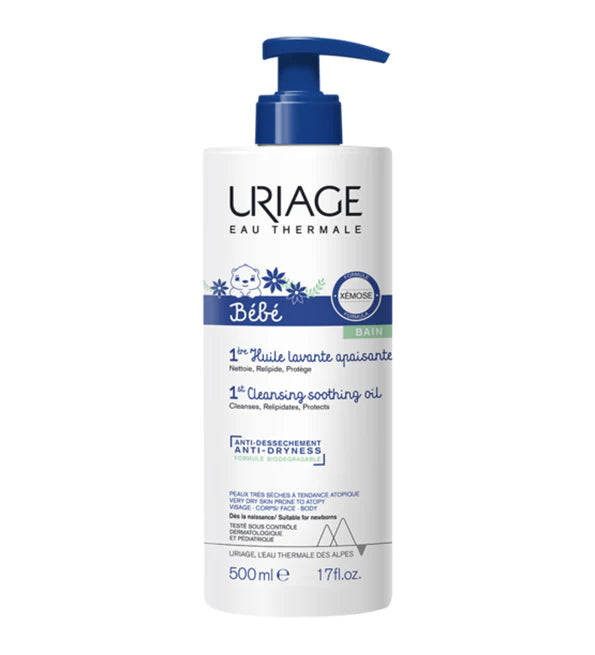 URIAGE BÉBÉ 1ÈRE HUILE LAVANTE APAISANTE – 500ML