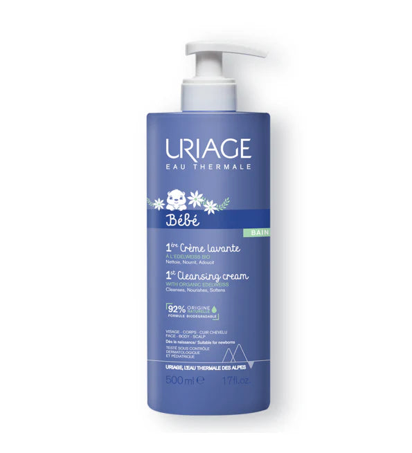 URIAGE BÉBÉ – 1ÈRE CRÈME LAVANTE – 500 ML