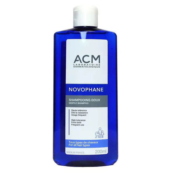 ACM NOVOPHANE - SHAMPOOING DOUX - TOUS TYPES DE CHEVEUX, 200ML