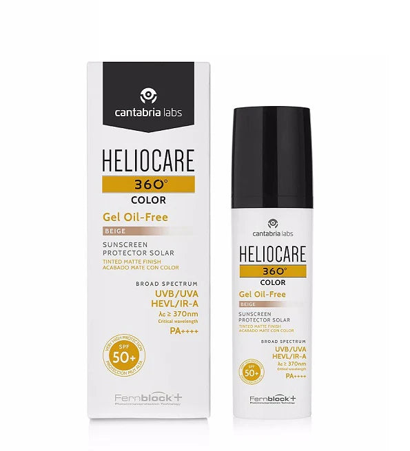 CANTABRIA HELIOCARE 360° GEL OIL-FREE BEIGE SPF50+ 50ML