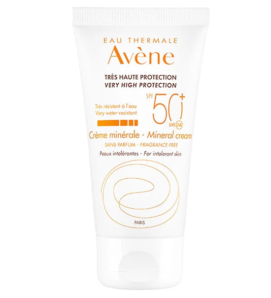 AVÈNE ECRAN SOLAIRE CRÈME MINÉRAL SPF 50+ – 50ML