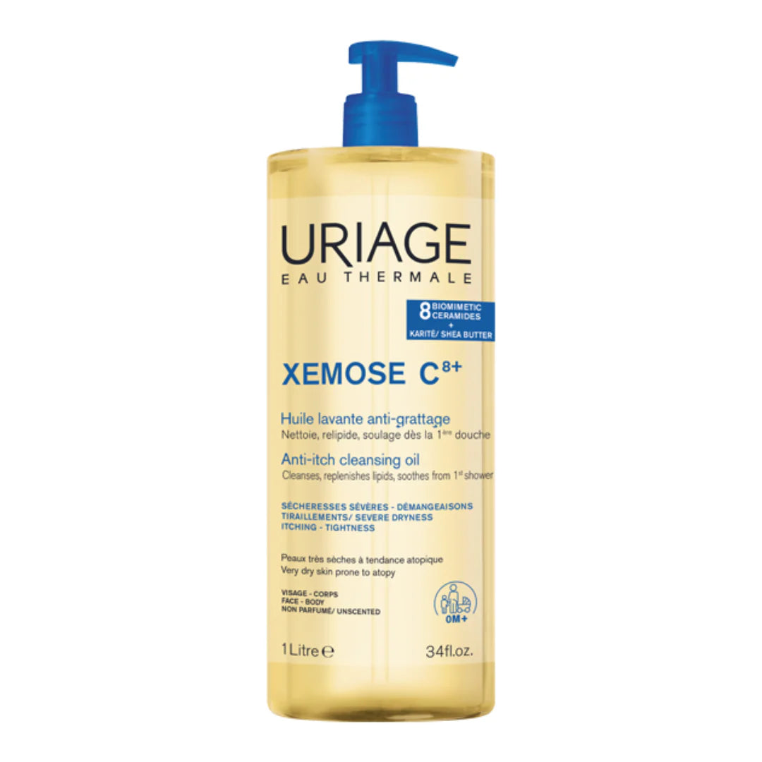 URIAGE XEMOSE C8+ HUILE LAVANTE APAISANTE 1 LITRE