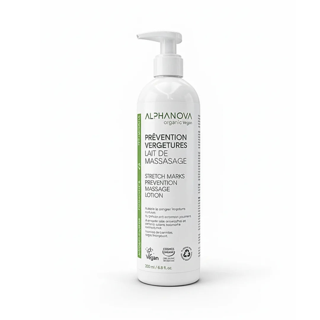 ALPHANOVA LAIT DE MASSAGE PREVENTION VERGETURES 400ML