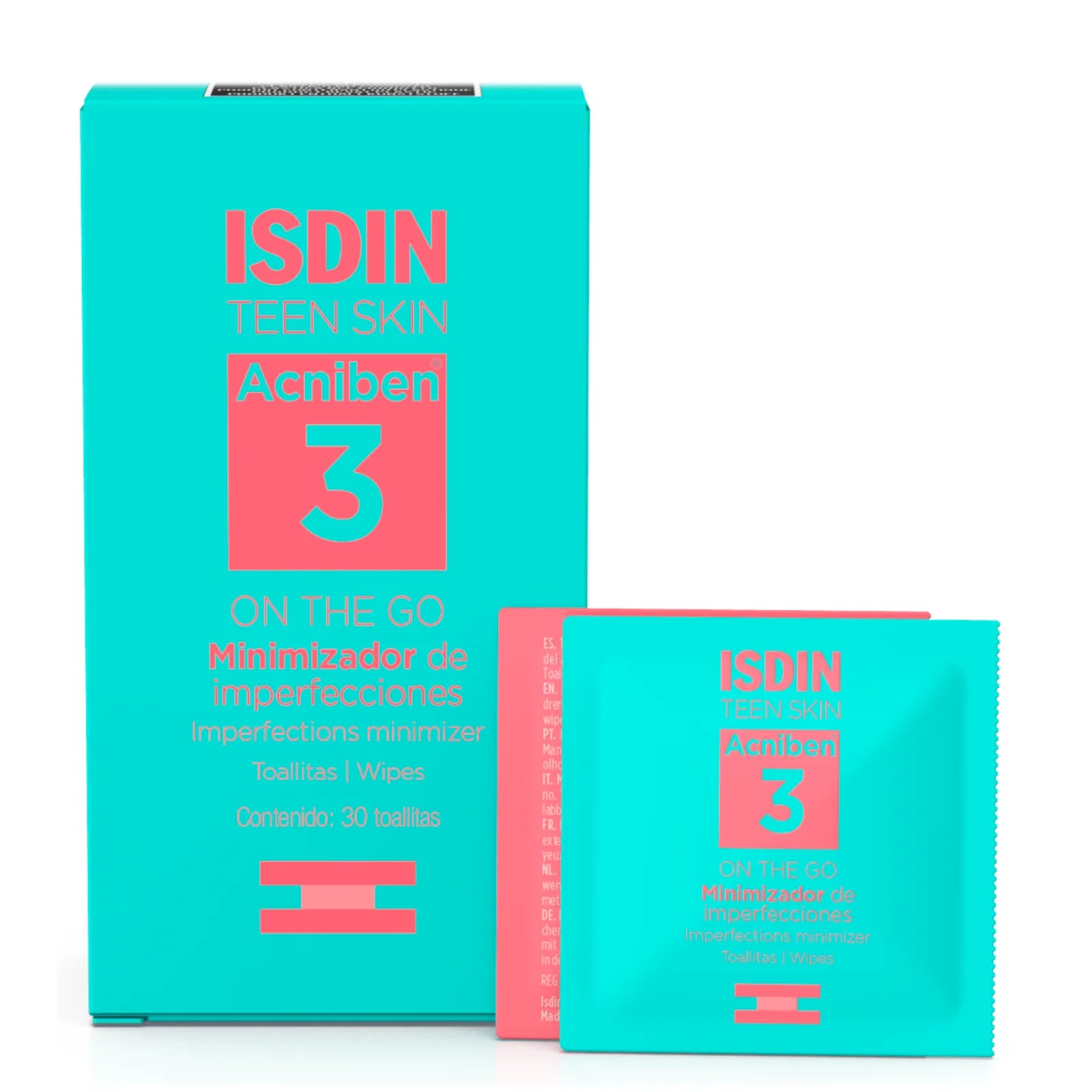 ISDIN TEEN SKIN ACNIBEN 3 ON THE GO MINIMISEUR D'IMPERFECTIONS