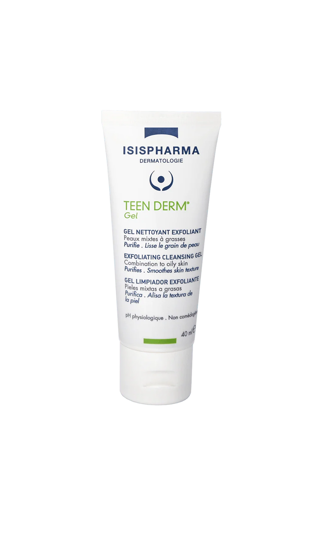 Isispharma Teen Derm Gel Nettoyant Exfoliant