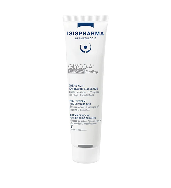 ISISPHARMA GLYCO-A MEDIUM PEELING CRÈME NUIT 12% D’ACIDE GLYCOLIQUE – 30ML-