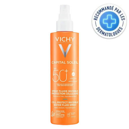 VICHY CAPITAL SOLEIL SPRAY FLUIDE INVISIBLE PROTECTION CELLULAIRE SPF50+ 200ML