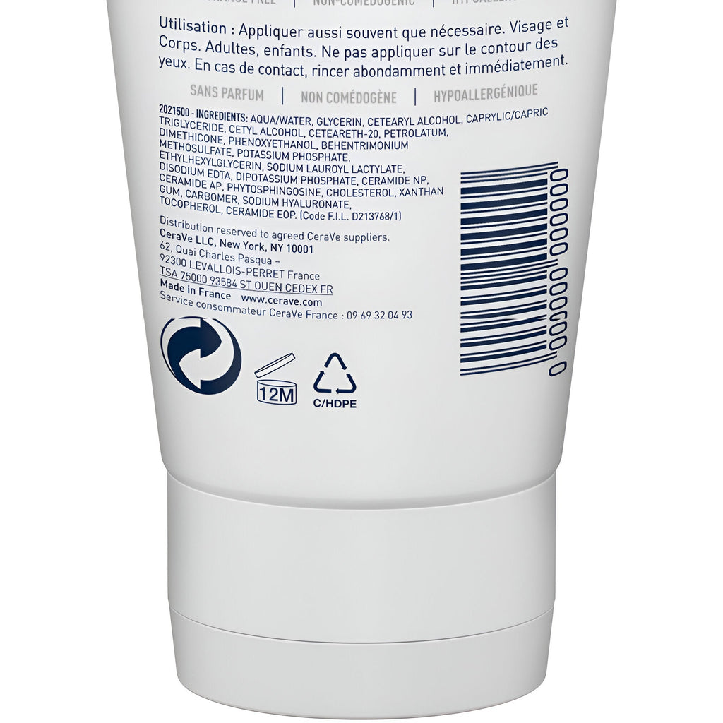 Cerave baume hydratant nourrissant peau sèche à très sèche 177ml