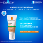 La roche posay anthelios teinte uvmune 400 gel creme oil control spf 50 = Eau thermale 50 ml Offerte