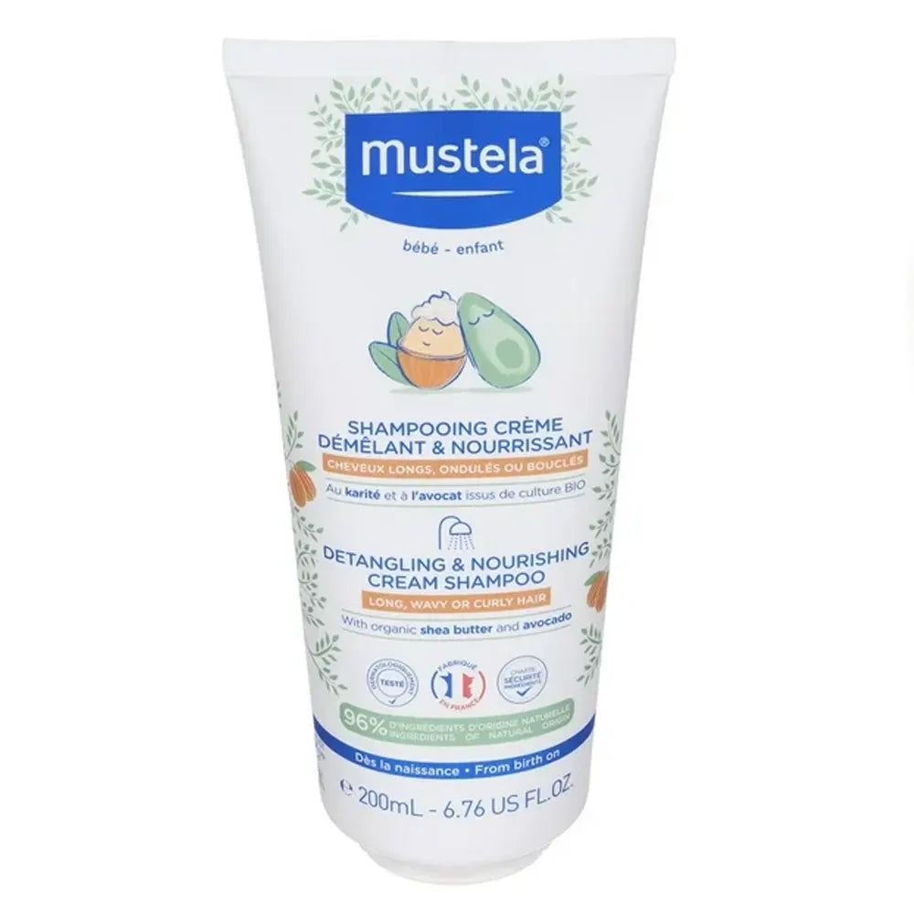 Mustela Shampoing Creme Démêlant & Nourrissant 200ml