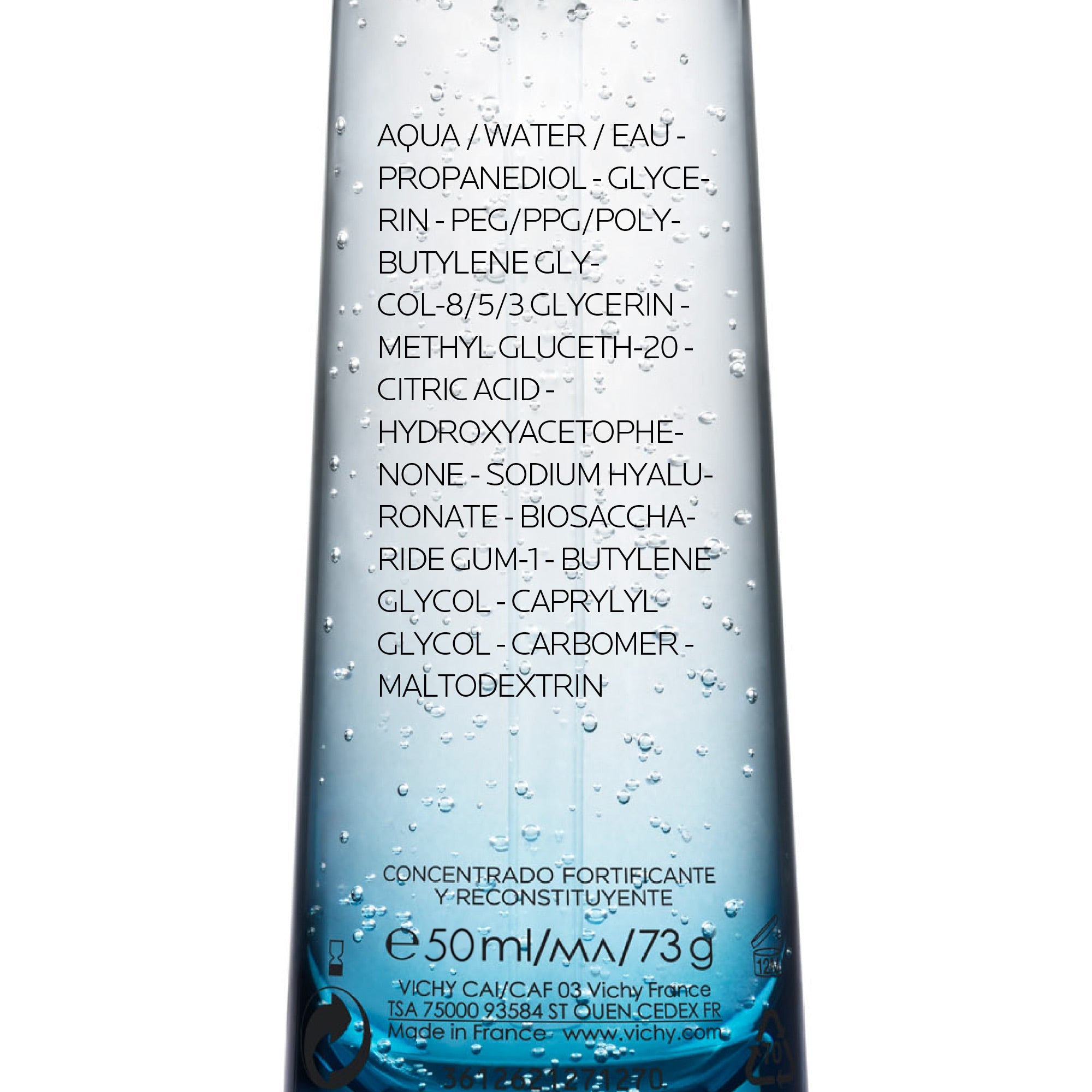 Vichy minéral 89 sérum booster hydratant fortifiant et repulpant 50 ml