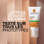 La roche posay anthelios oil control invisible spf50+ peau m à g 50ml