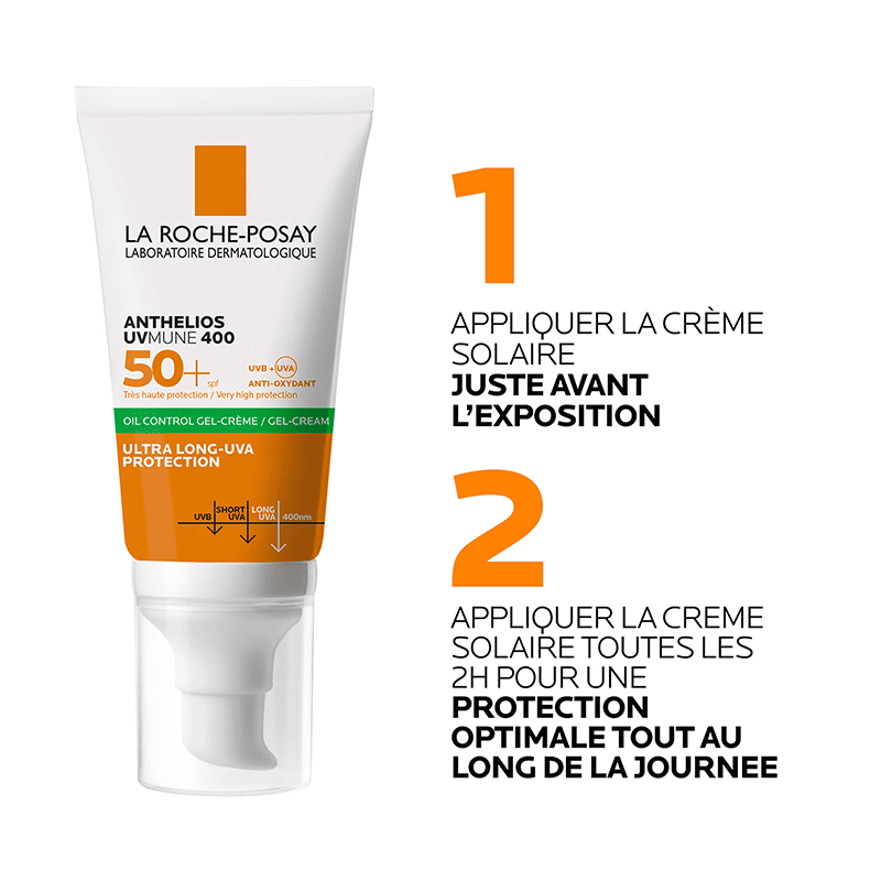 La roche posay anthelios oil control invisible spf50+ peau m à g 50ml