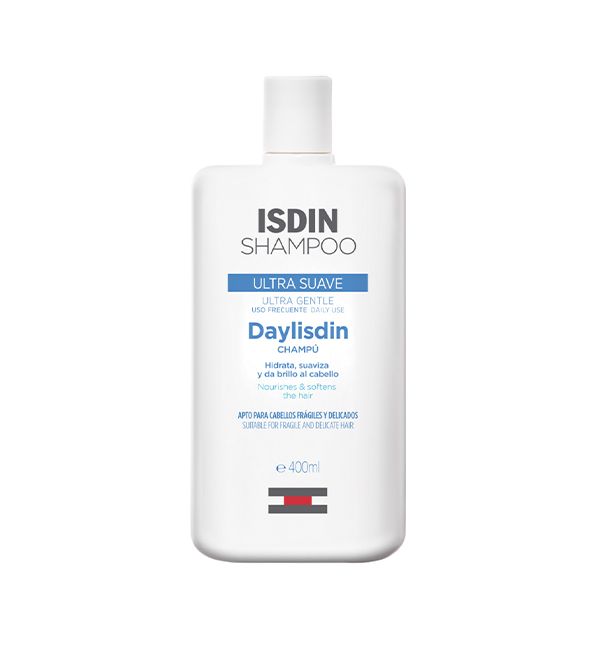 ISDIN SHAMPOOING ULTRA GENTLE Daylisdin 400ML = SHAMPOOING 100 ML OFFERT
