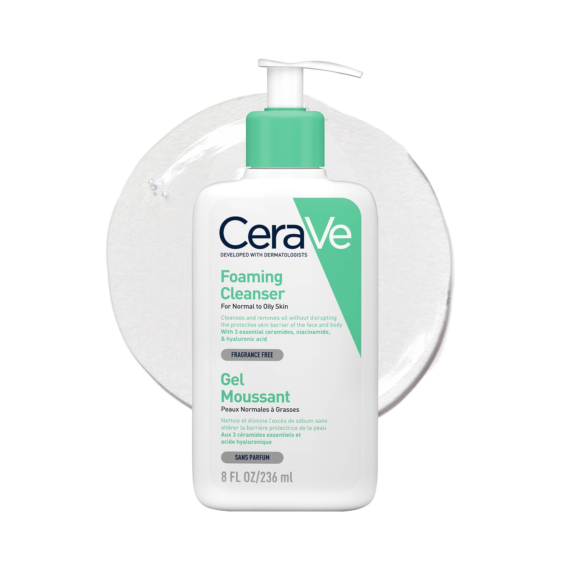 Cerave gel moussant – 236 ml