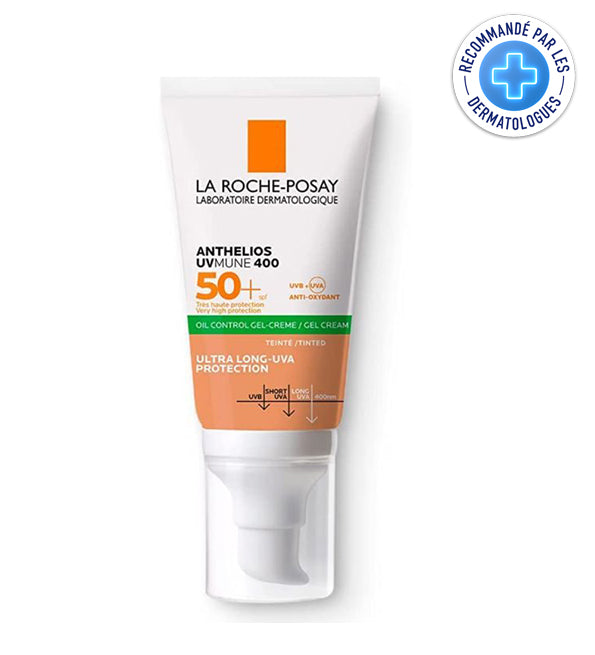 La roche posay anthelios teinte uvmune 400 gel creme oil control spf 50 = Eau thermale 50 ml Offerte