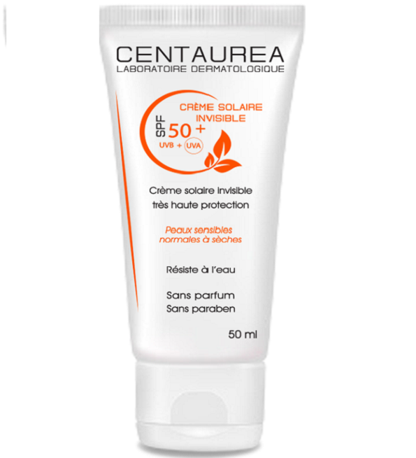 CENTAUREA Crème Solaire Invisible Spf50+50ml