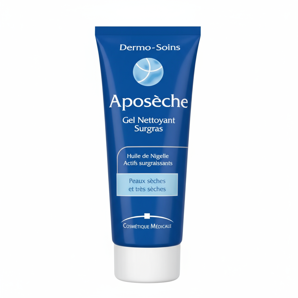 DERMO-SOINS Aposèche Gel Nettoyant Surgras 200ml Peaux Sèches Sensibles
