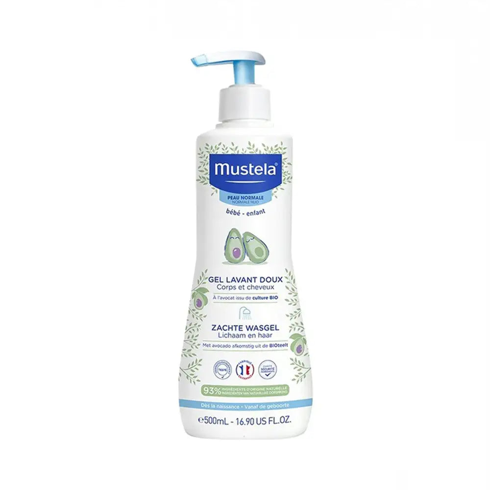 Mustela Gel Lavant Doux à l'Avocat BIO - 500ml