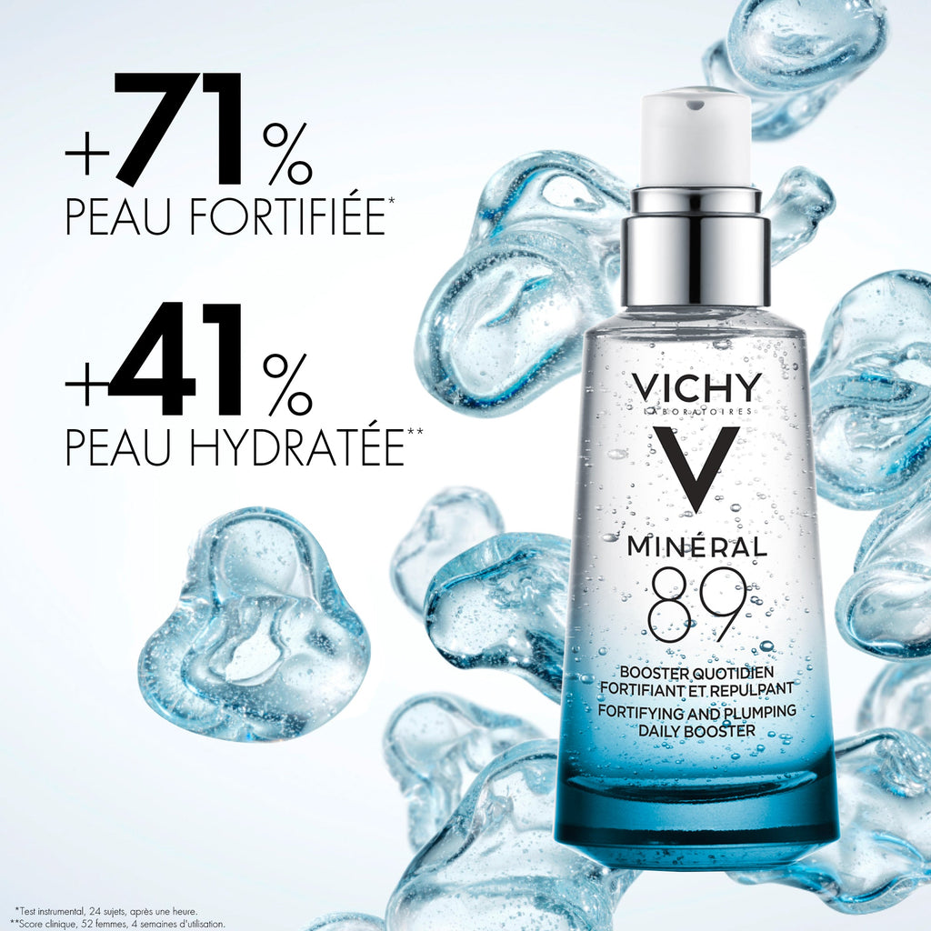 Vichy minéral 89 sérum booster hydratant fortifiant et repulpant 50 ml