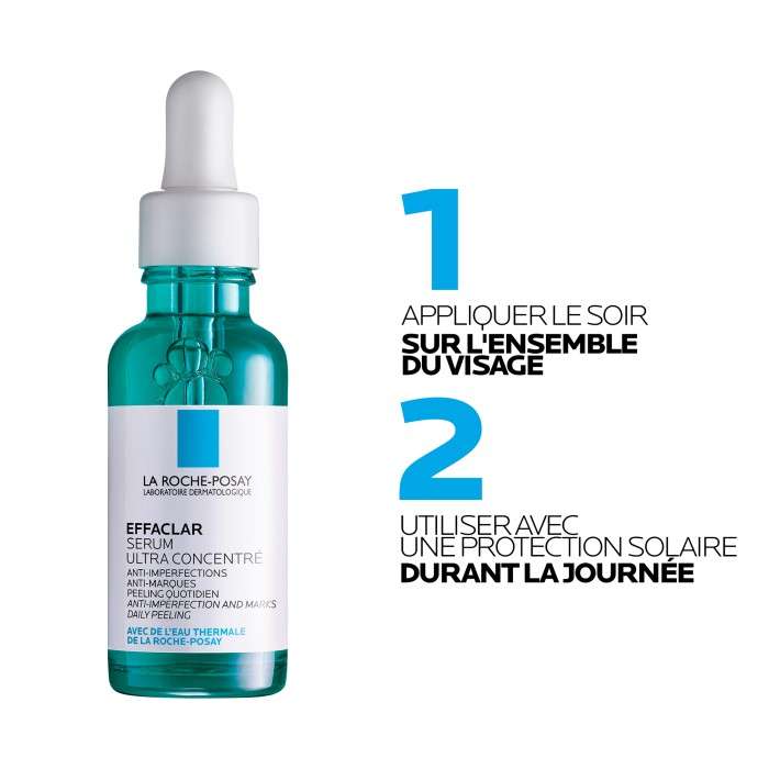 La roche posay effaclar serum ultra concentre 30ml = Gel Effaclar 15 ML Offert