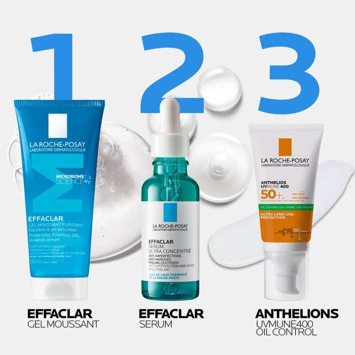 La roche posay effaclar serum ultra concentre 30ml = Gel Effaclar 15 ML Offert