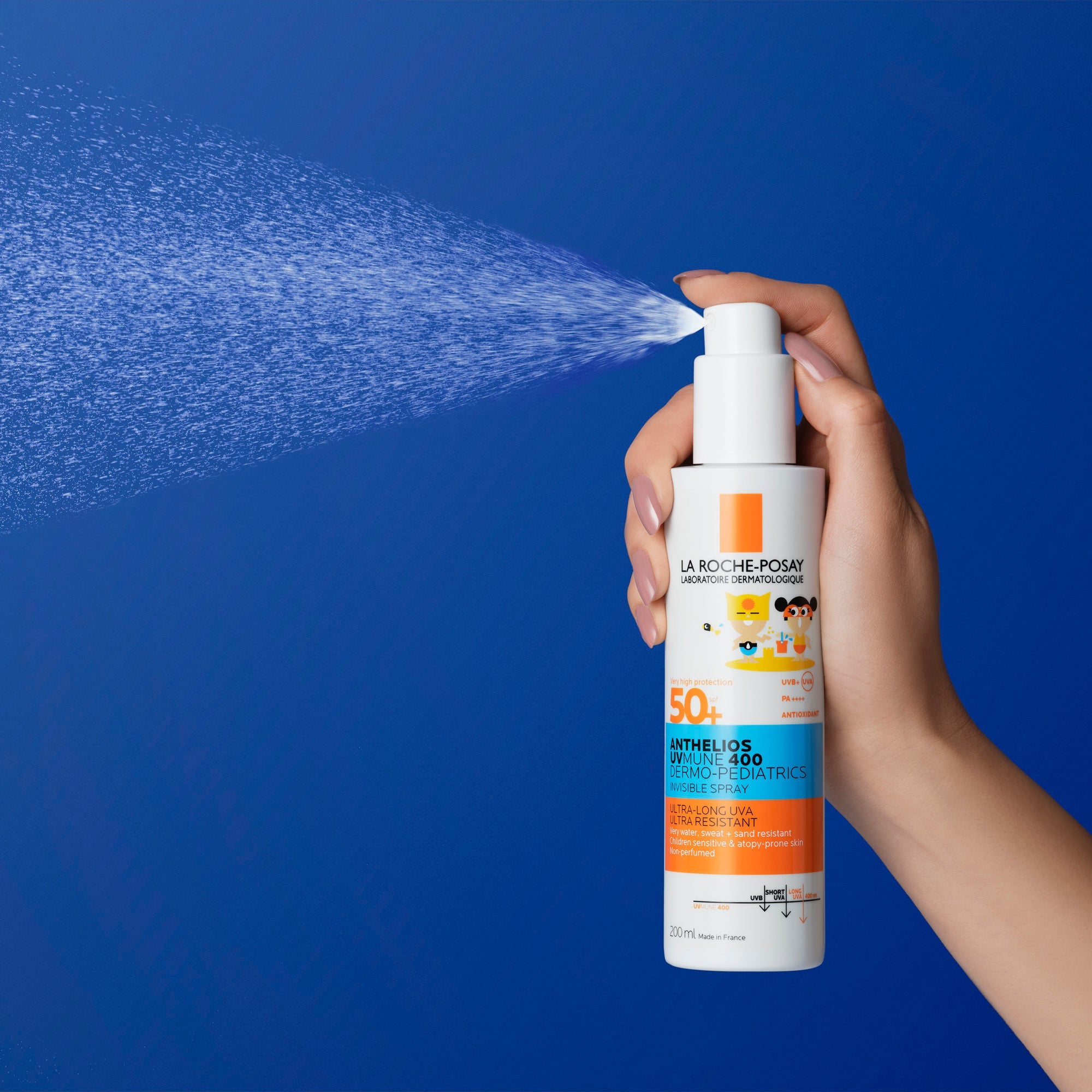 La roche posay anthelios uv mune 400 dermo-pediatrics spray invisible SPF50 200ML