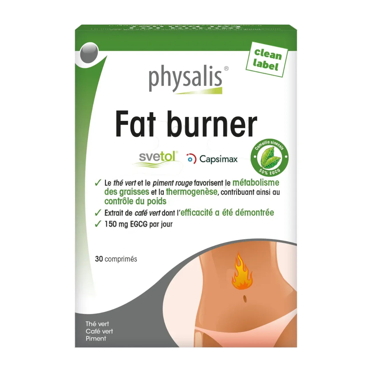 Physalis Fat burner 30 comprimés-Brûleur de graisse