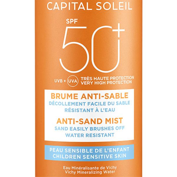 VICHY CAPITAL SOLEIL BRUME SOLAIRE ANTI SABLE ENFANT SPF 50+ 200 ML